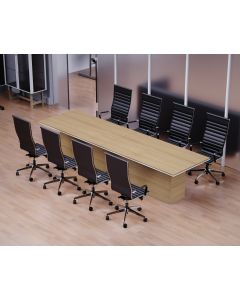 Mahmayi Stylish Conference Table for Office, Office Meeting Table, Conference Room Table (Coco Bolo, 360)
