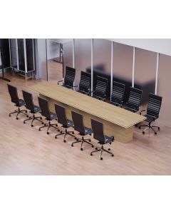 Mahmayi Stylish Conference Table for Office, Office Meeting Table, Conference Room Table (Coco Bolo, 480)