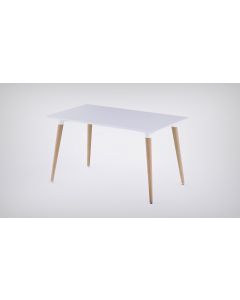 Cenare 140 X 80 Modern Dining Table - White