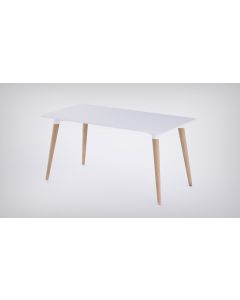 Cenare 160 X 80 Modern Dining Table - White