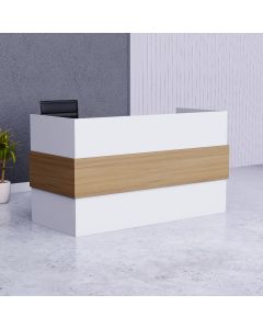 Mahmayi White-Coco Bolo RD-1 Reception Desk 180 cm