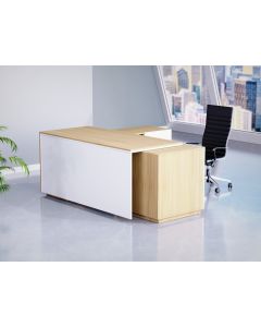 Mahmayi Coco Bolo-Premium White ED3-LSCBW Executive Desk 180 cm