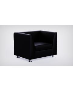 Mahmayi 679 Single Seater PU Sofa - Black