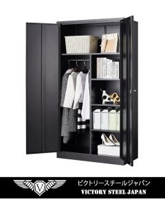 Victory Steel Japan OEM Steel Wardrobe Black
