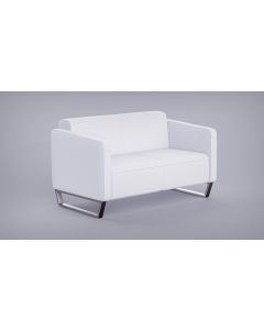 Mahmayi 2850 Double Seater PU Sofa - White