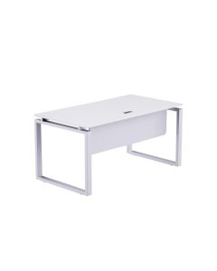 Carre 5114 White Modern Workstation without drawer