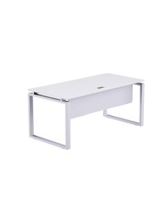 Carre 5116 White Modern Workstation without Drawer