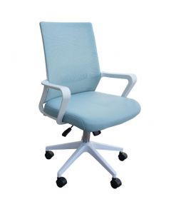 Mahmayi TJ HY-690W Medium Back Mesh Chair White