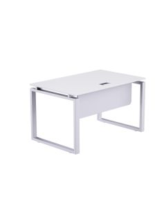 Carre 5112 White Modern Workstation without drawer