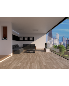 Mahmayi EPL036 Laminate Parquet Flooring for Home, Office (1292 x 192 x 8 mm) Per Square Meter With Free Professional Installation - Oak