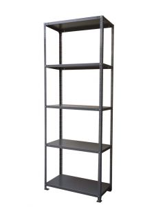 Stahl Slotted Angle Shelving Grey