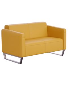 Mahmayi 2850 Double Seater PU Sofa - Dark Sandal
