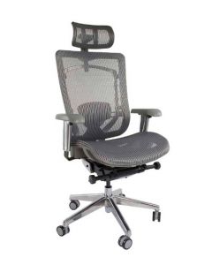 Silla Ergonomic Mesh Chair Grey Configurable