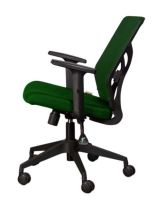 Sleekline 1651A Low Back Chair Green Mesh
