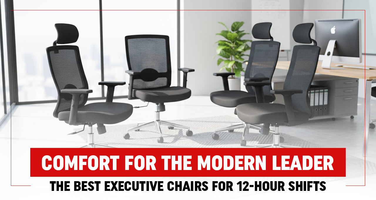 Benefits of Executive Office Chairs for 12-Hour Shift
