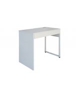 Mahmayi MP2 Study Table Home Office Workstation with Steel Legs - White