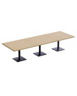 Mahmayi 500X500E-360 12 seater Square Base Pantry Table Oak