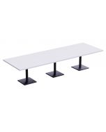 Mahmayi 500X500E-360 12 seater Square Base Pantry Table White