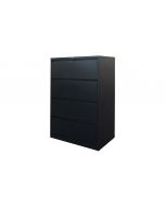 Godrej OEM 4 Drawer Lateral Steel Filing Cabinet Black