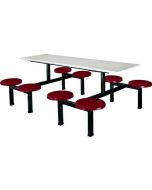 Banc 242 P8 Cafeteria Table and Stool