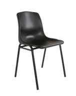 Cosmo D024A Stackable Chair Black