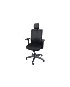 Mahmayi 879 Ultra Modern High Back Office Home Chair, Conference meeting Chair - Black