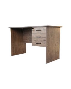 Solama MP1-1260 Writing Table with Hanging Drawers - Brown