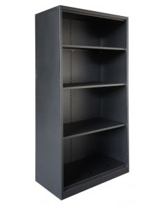 Godrej OEM Open Steel Bookcase Black