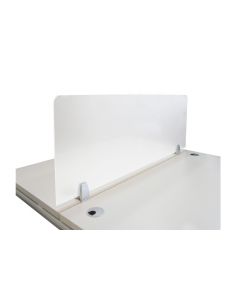 Mahmayi 120x40 cm Acrylic Dividers Desk Partition Panel - White
