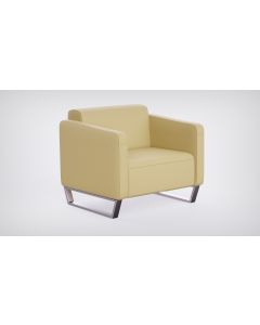 Mahmayi 2850 Single Seater PU Sofa - Sandal