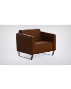 Mahmayi 2850 Single Seater PU Sofa - Brown