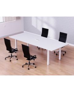 Figura 72-18 4 Seater White Conference-Meeting Table