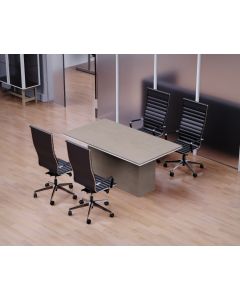 Mahmayi Advanced Conference Table for Office, Office Meeting Table, Conference Room Table (Light Concrete, 180)