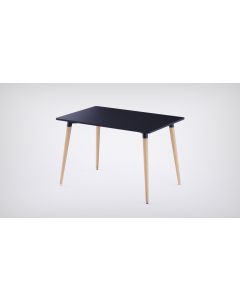 Cenare 120 X 80 Modern Dining Table - Black
