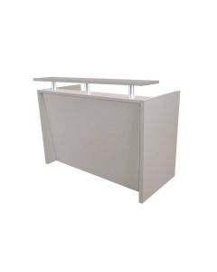 Mahmayi R06 Grey Textile Office Reception Desk - 120cm