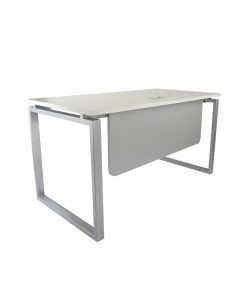 Carre 5114 White Modern Workstation without Drawer