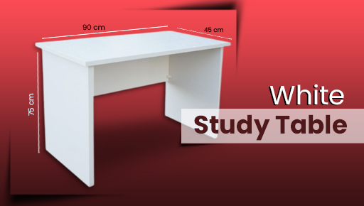 White Study Table